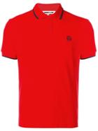 Mcq Alexander Mcqueen Logo Print Polo Shirt, Men's, Size: Small, Red, Cotton