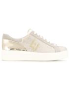 Liu Jo Crystal Embellished Sneakers - Nude & Neutrals