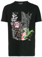 Alexander Mcqueen Signature Print T-shirt - Black