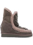 Mou Eskimo Inner Wedge Boots - Brown