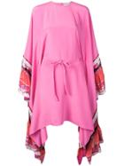 Emilio Pucci Rivera Print Embroidered Kaftan Dress - Pink
