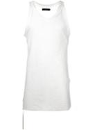 A New Cross Classic Tank Top, Men's, Size: Large, White, Cotton