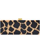 Edie Parker Leopard Pattern Rectangular Clutch