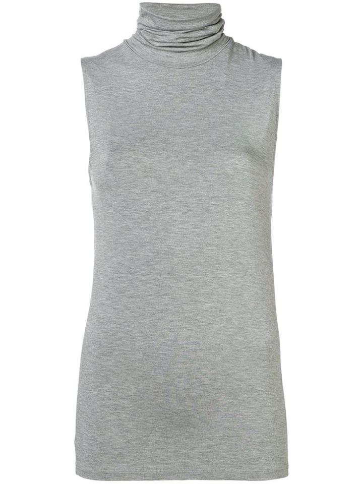 Majestic Filatures Turtleneck Tank - Grey