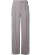 Guild Prime - Flared Sports Stripe Trousers - Women - Polyester - 36, Brown, Polyester