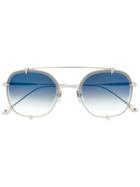 Dita Eyewear Round-framed Sunglasses - Silver