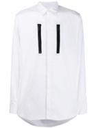 Dsquared2 Zip Detail Button-up Shirt - White