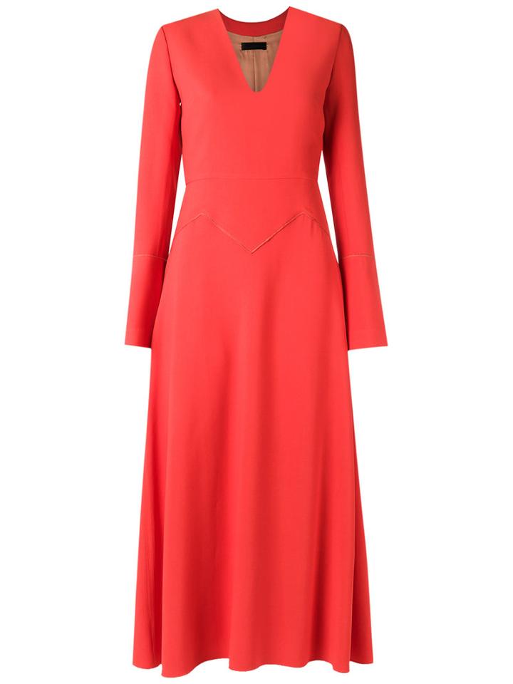 Talie Nk Long Dress, Women's, Size: 36, Red, Acetate/viscose