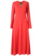 Talie Nk Long Dress, Women's, Size: 36, Red, Acetate/viscose