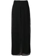 Max Mara Crepe Trousers - Black