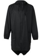 Rains - Long Zip Jacket - Men - Polyester/polyurethane - M/l, Black, Polyester/polyurethane