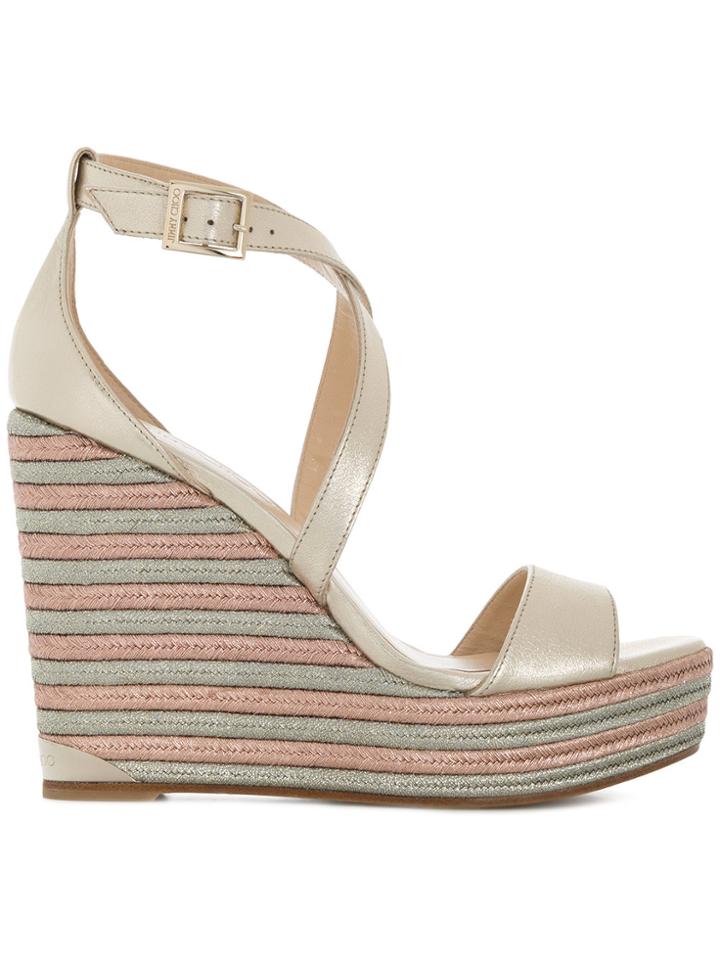 Jimmy Choo Portia Sandals - Metallic