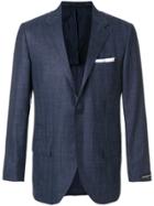 Kiton Single-breasted Blazer - Blue