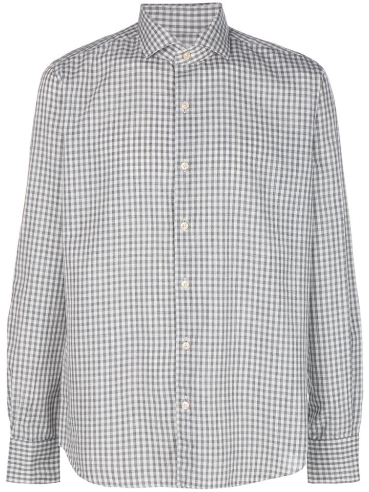 Xacus Checked Shirt - Nude & Neutrals