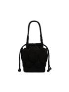 Mehry Mu Black Cha Cha Straw Shoulder Bag