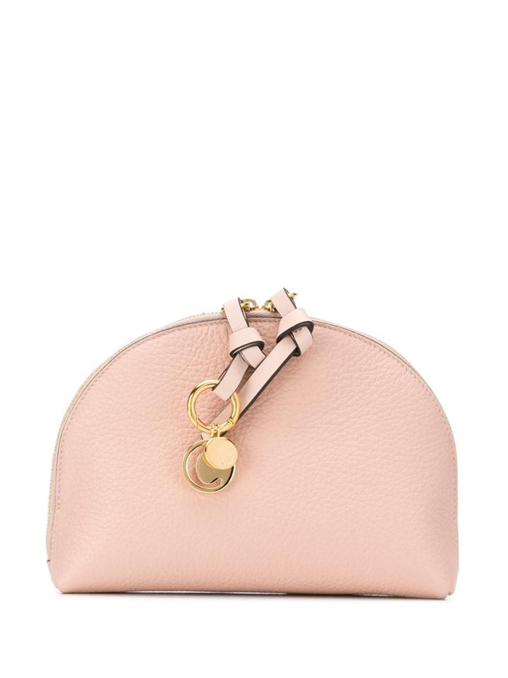 Chloé Zip-around Cosmetic Case - Pink