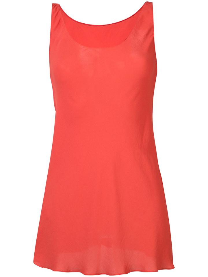 Peter Cohen Long Vest Top, Women's, Size: Xl, Yellow/orange, Polyester
