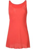 Peter Cohen Long Vest Top, Women's, Size: Xl, Yellow/orange, Polyester