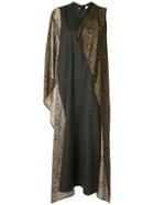 Uma Wang Cut Out Dress - Green