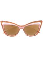 Christian Roth Eyewear - 'rock'n Roth' Sunglasses - Women - Acetate - 54, Green, Acetate