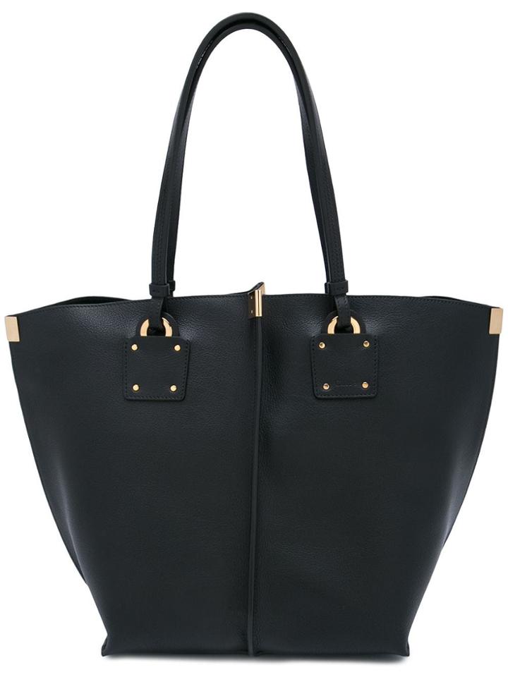 Chloé Metal Detailing Tote Bag - Black