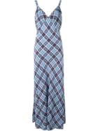Marc Jacobs Checked Maxi Dress