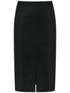 Pencil Skirt - Women - Cotton/spandex/elastane - 44, Black, Cotton/spandex/elastane, Andrea Marques