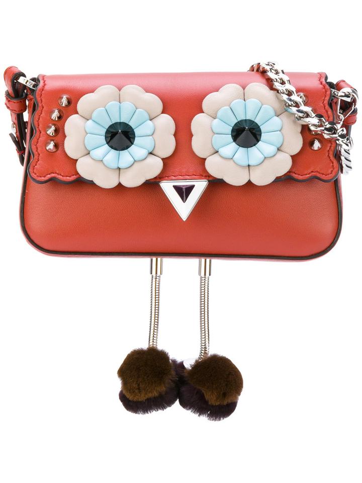 Fendi - Micro Baguette Bag - Women - Calf Hair - One Size, Yellow/orange, Calf Hair