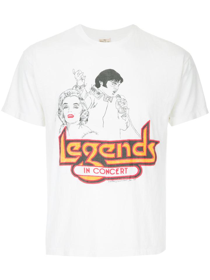 Fake Alpha Vintage Legends Print T-shirt - White