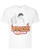 Fake Alpha Vintage Legends Print T-shirt - White