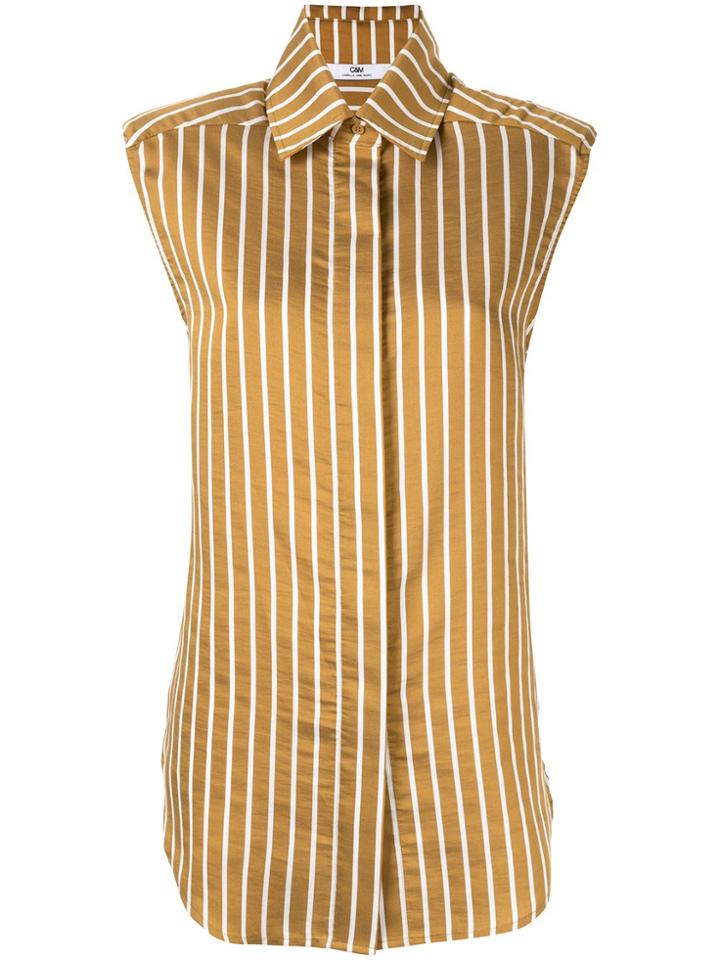 Camilla And Marc Zion Striped Shirt - Brown
