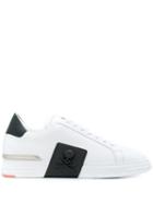 Philipp Plein Low Top Skull Sneakers - White