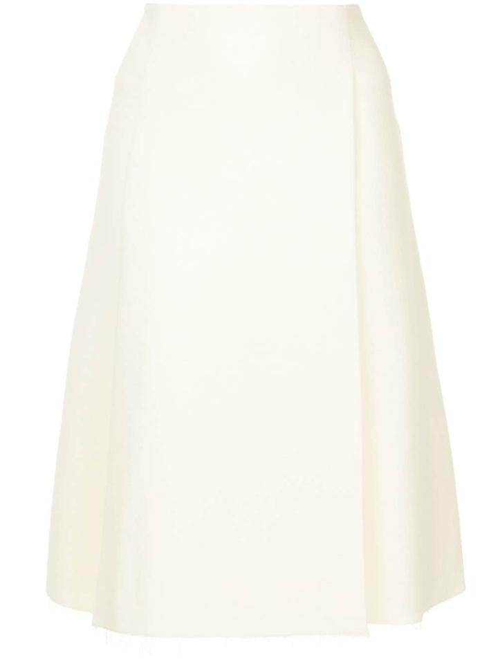 Proenza Schouler Bouclé Mid Skirt - White