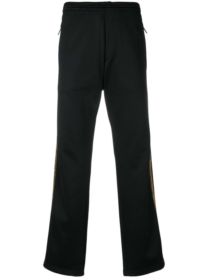 Dsquared2 Sequin Stripe Track Pants - Black