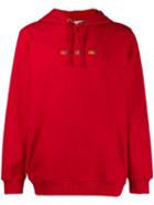 Calvin Klein Jeans Multicolor Logo Hoodie - Red