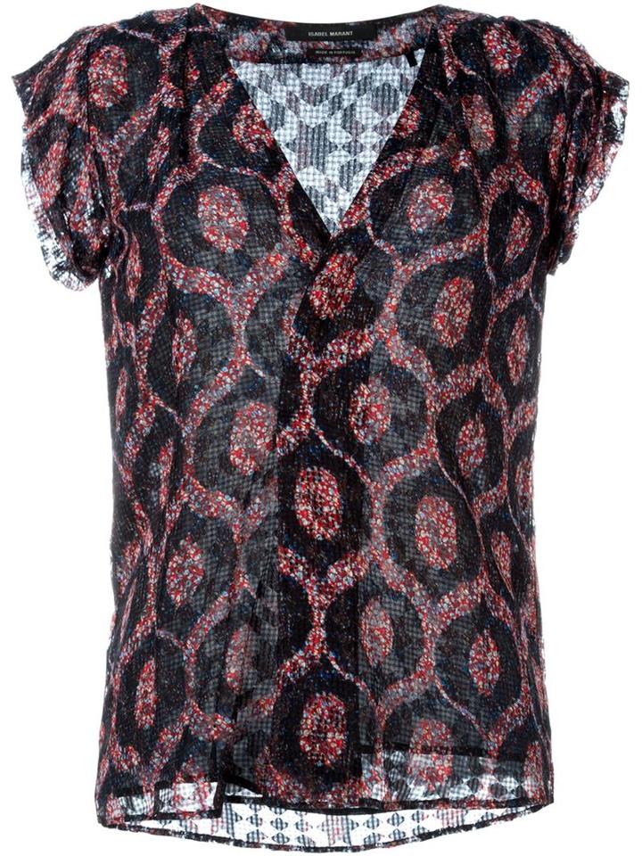 Isabel Marant 'trudy' Printed Top