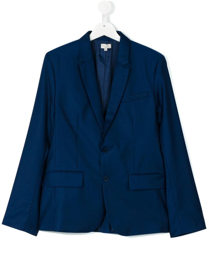 Paul Smith Junior - Classic Blazer - Kids - Polyamide/polyester/acetate/wool - 16 Yrs, Blue