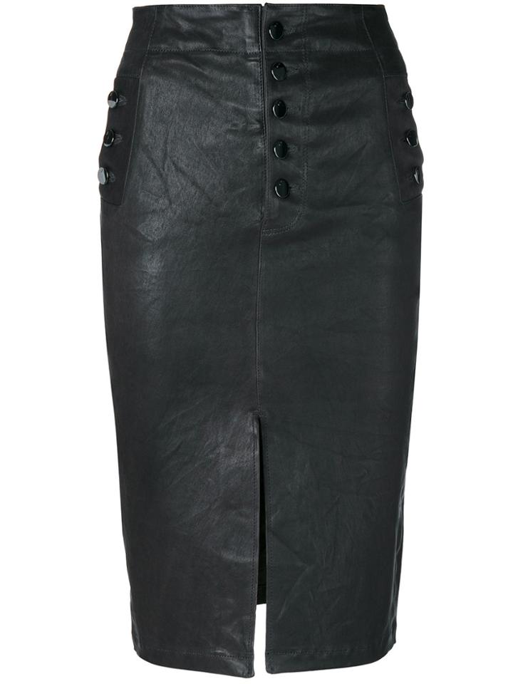 J Brand Natasha Pencil Skirt - Black