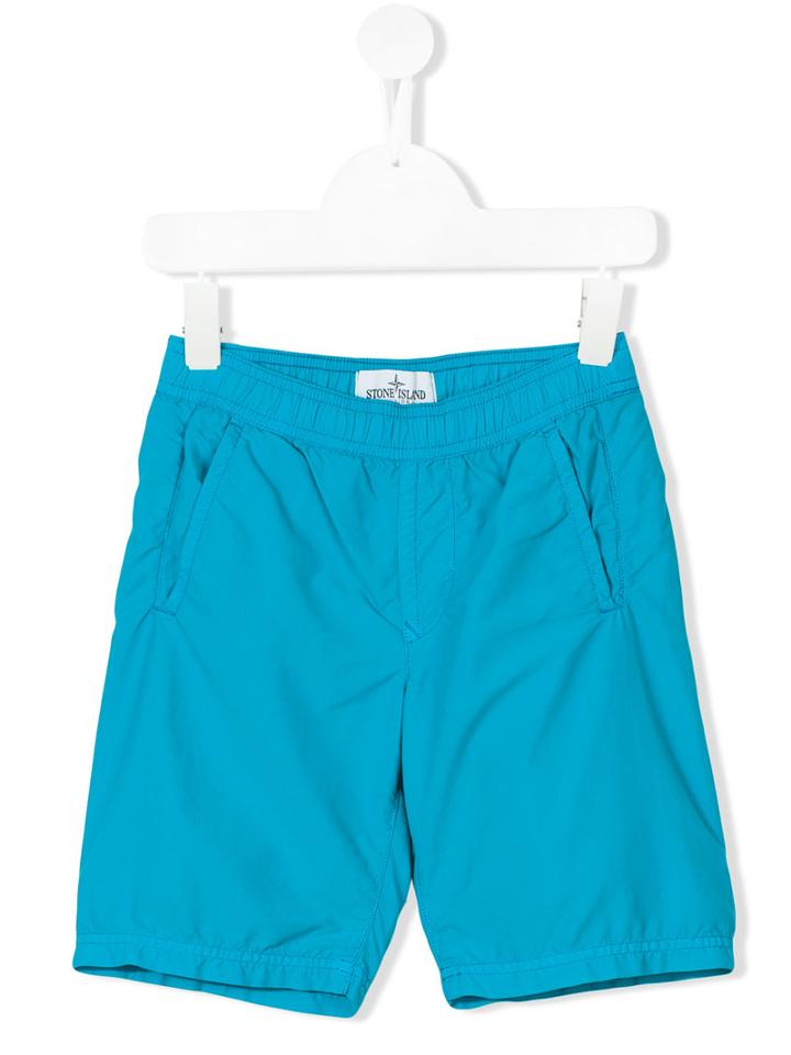 Stone Island Kids - Classic Swim Shorts - Kids - Polyamide-8 - 12 Yrs, Boy's, Blue