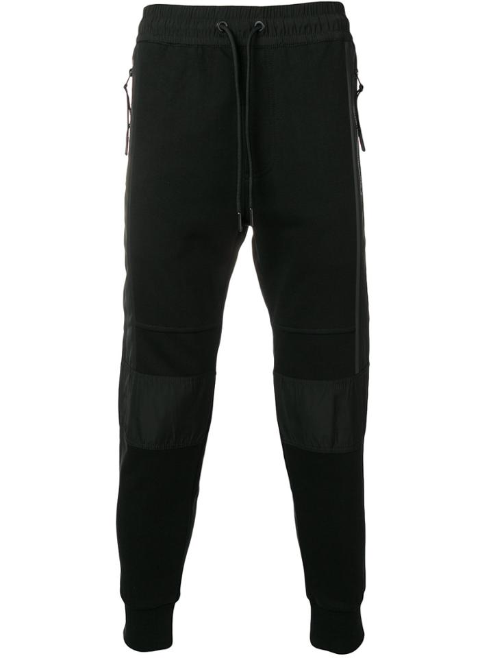 Diesel Drawstring Panel Trousers - Black
