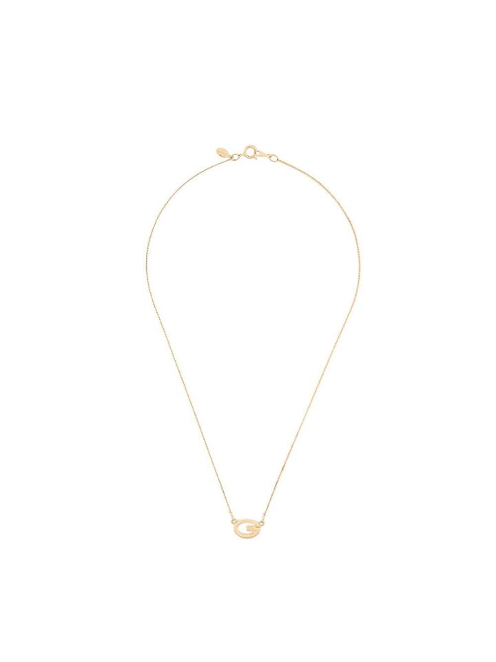 Givenchy Pre-owned Cut-off G Logo Necklace - Gold