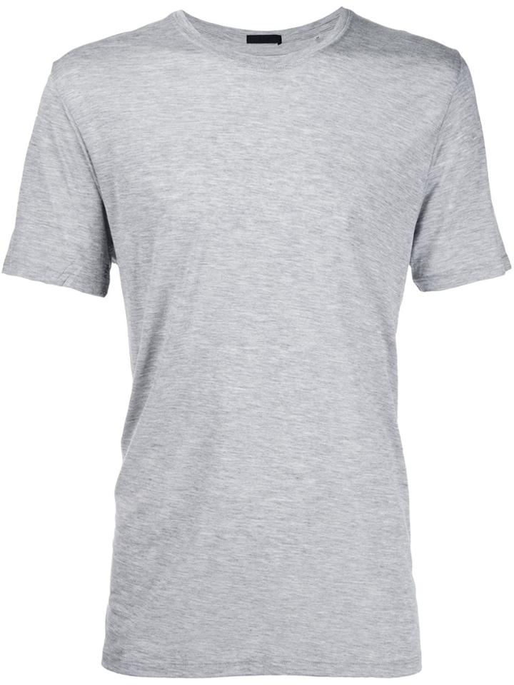 Atm Anthony Thomas Melillo Modal Jersey Crew Neck Tee - Grey