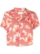Onia Floral Print Shirt - Red