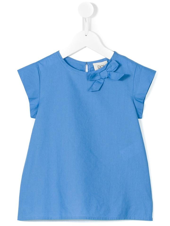 Douuod Kids - Argano Top - Kids - Cotton - 10 Yrs, Blue