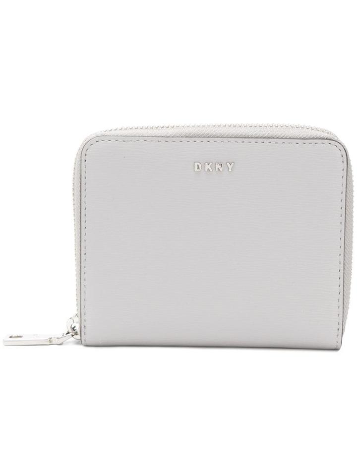 Dkny Small Bryant Zip-around Wallet - Grey