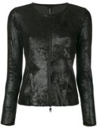 Giorgio Brato Fitted Leather Jacket - Black