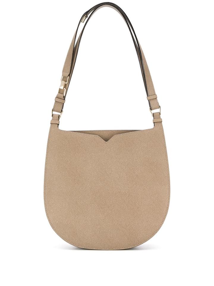 Valextra Hobo Weekend Bag - Neutrals