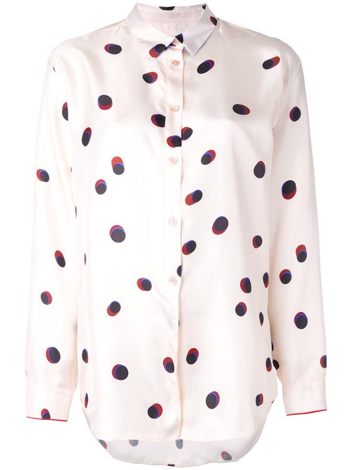 Paul Smith Black Label Polka Dot Shirt, Women's, Size: 40, Silk