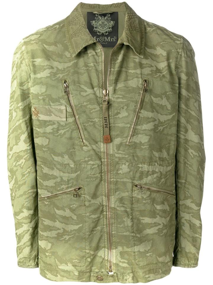 Mr & Mrs Italy Lightweight Military Jacket - Green