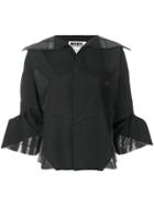 Issey Miyake Cropped Origami Jacket - Black